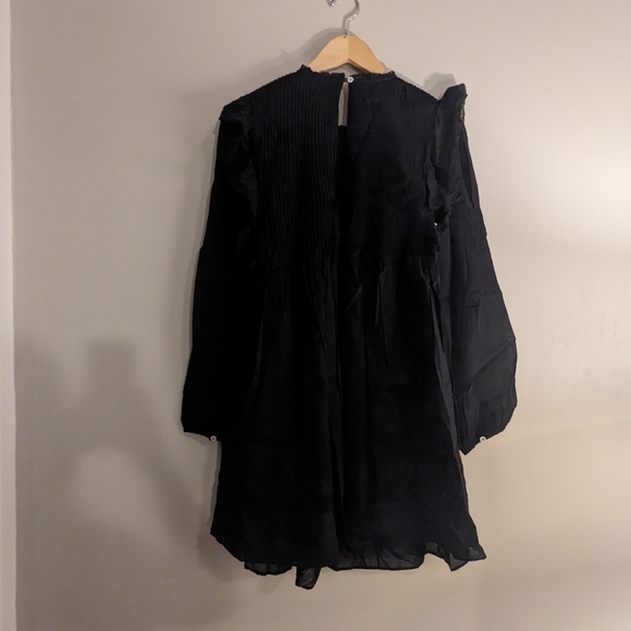Aritzia Wilfred La Boheme Elia long sleeved ruffle dress - Picture 5 of 7